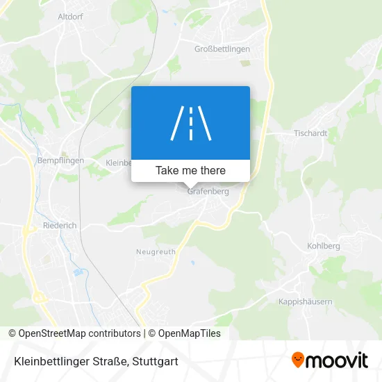 Карта Kleinbettlinger Straße