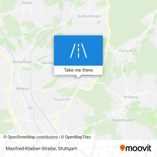 Manfred-Klaiber-Straße map