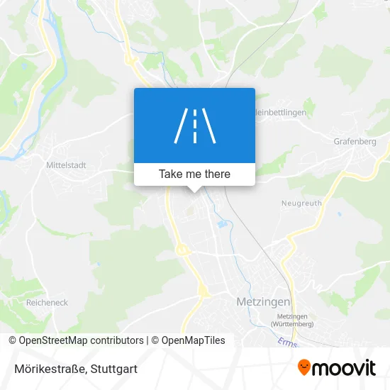 Карта Mörikestraße