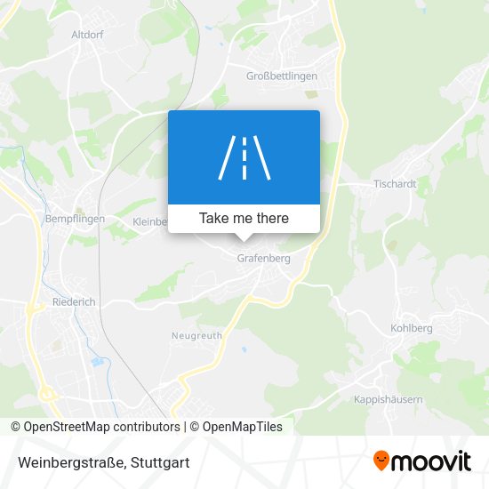 Weinbergstraße map