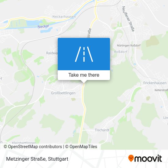 Metzinger Straße map