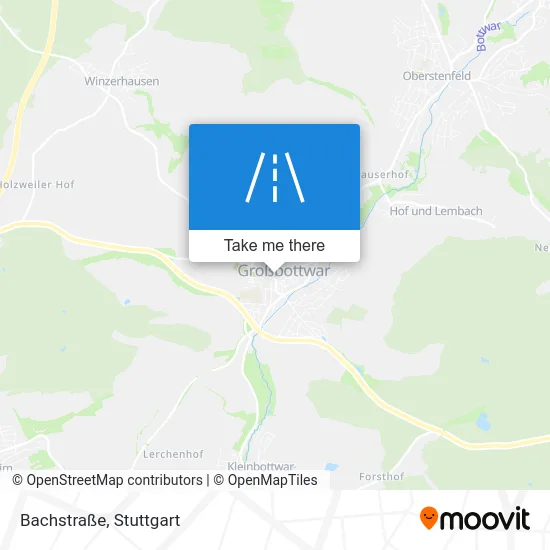 Карта Bachstraße