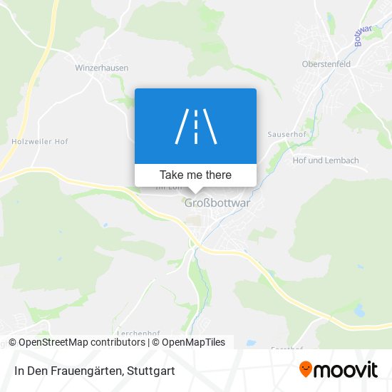 In Den Frauengärten map