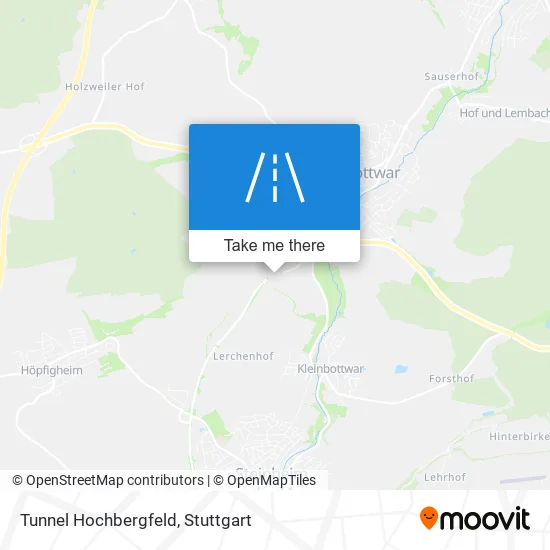 Карта Tunnel Hochbergfeld