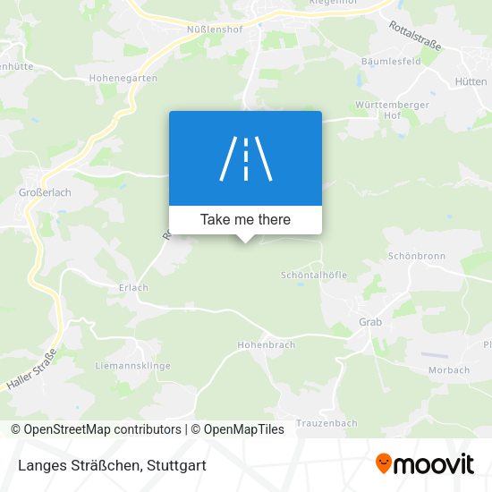 Карта Langes Sträßchen