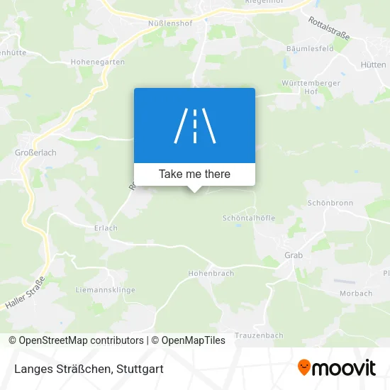 Карта Langes Sträßchen
