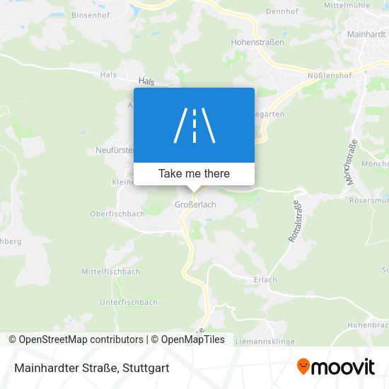 Карта Mainhardter Straße