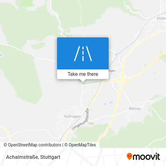 Карта Achalmstraße