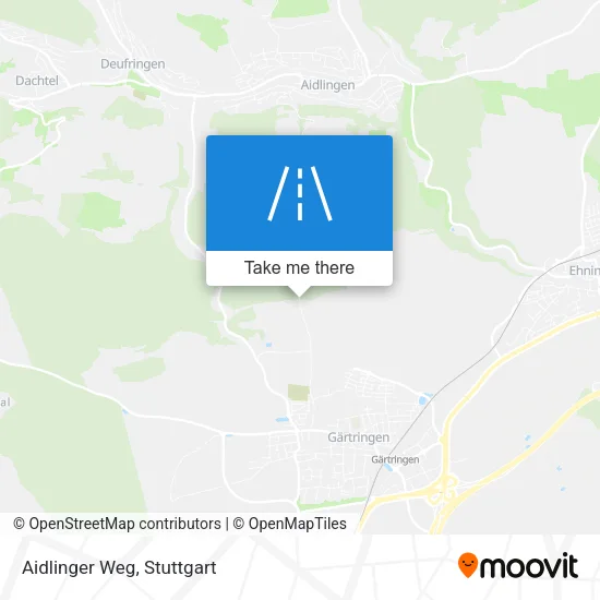 Aidlinger Weg map