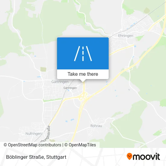 Карта Böblinger Straße