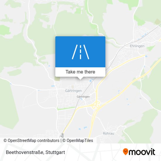 Beethovenstraße map