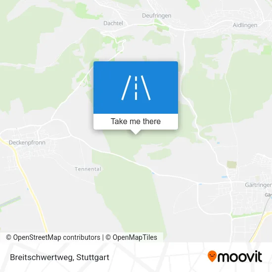 Карта Breitschwertweg