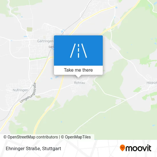 Карта Ehninger Straße