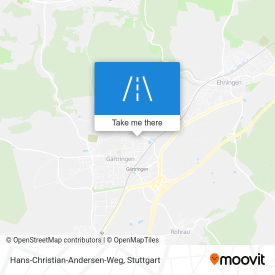 Hans-Christian-Andersen-Weg map