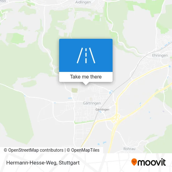 Карта Hermann-Hesse-Weg