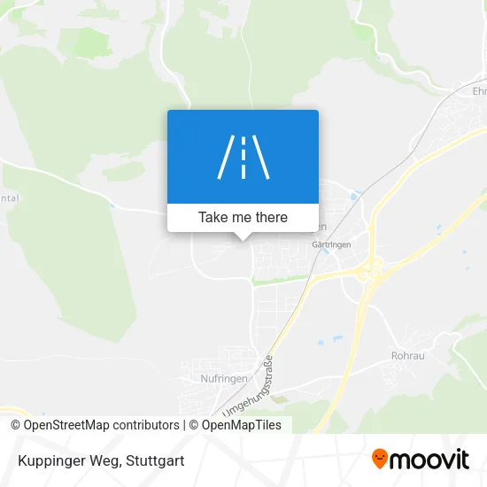 Карта Kuppinger Weg