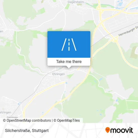 Карта Silcherstraße