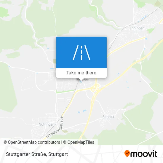 Карта Stuttgarter Straße