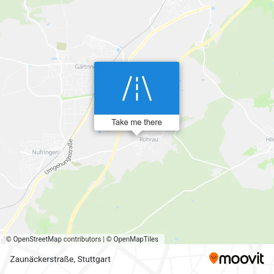 Карта Zaunäckerstraße
