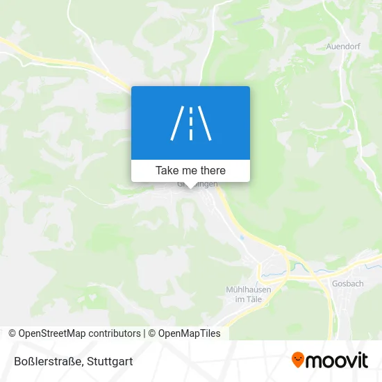 Карта Boßlerstraße