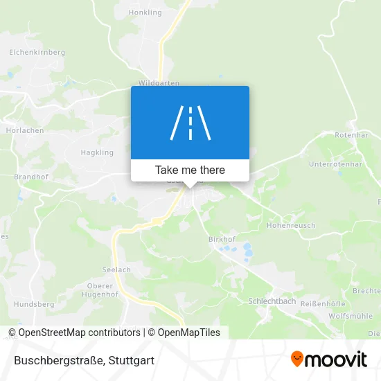 Карта Buschbergstraße
