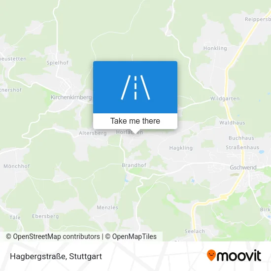 Hagbergstraße map