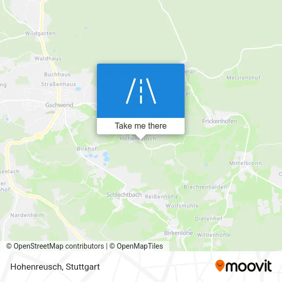 Карта Hohenreusch