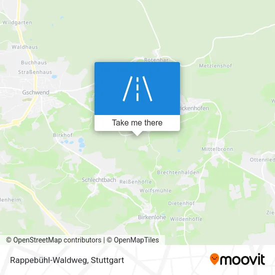 Карта Rappebühl-Waldweg