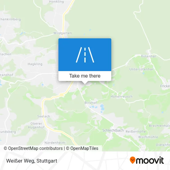 Карта Weißer Weg
