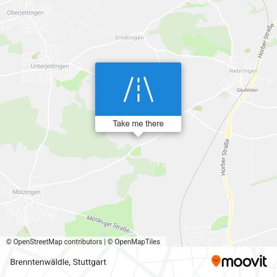 Brenntenwäldle map