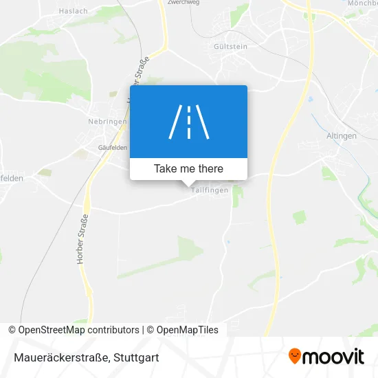Карта Maueräckerstraße