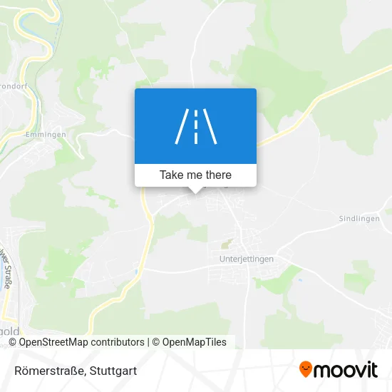 Карта Römerstraße