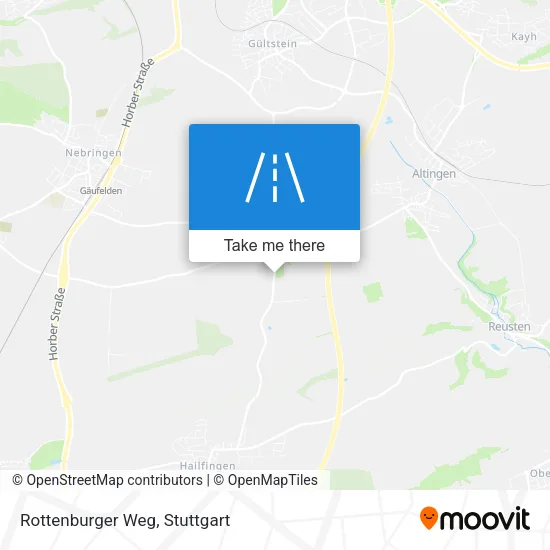 Карта Rottenburger Weg