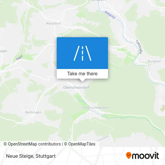 Карта Neue Steige