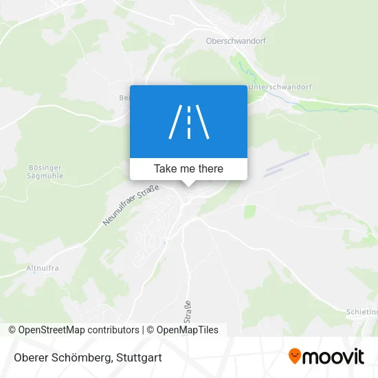 Карта Oberer Schömberg