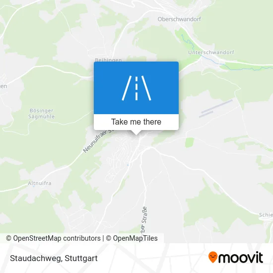 Карта Staudachweg