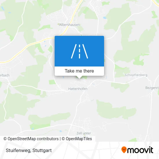 Карта Stuifenweg