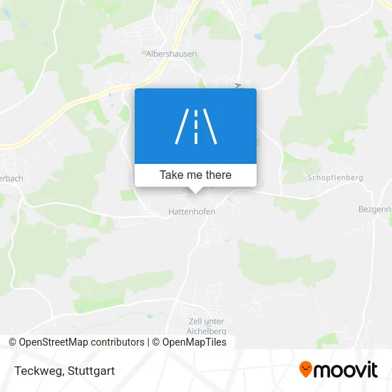 Карта Teckweg