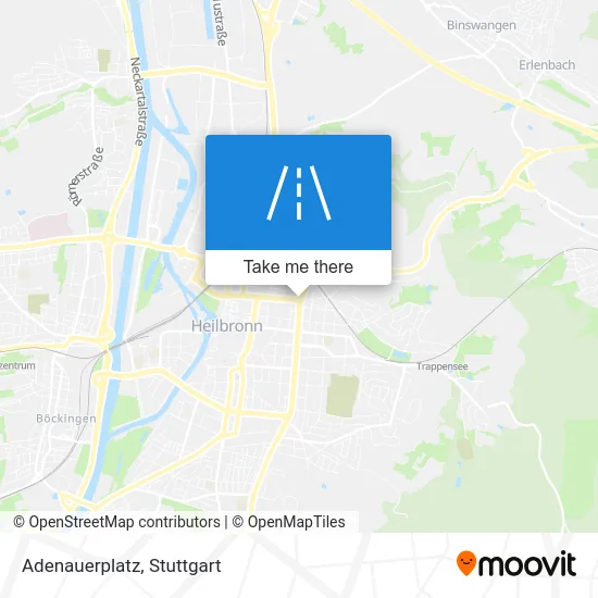Карта Adenauerplatz