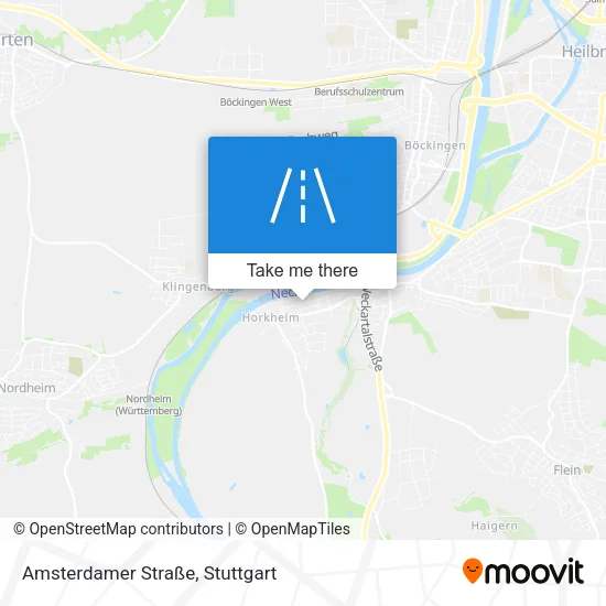 Карта Amsterdamer Straße