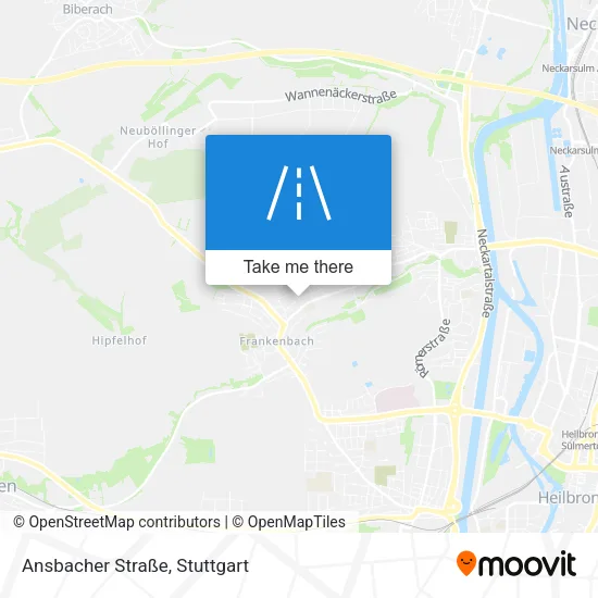 Карта Ansbacher Straße