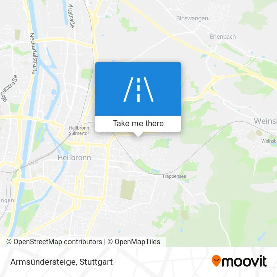 Карта Armsündersteige