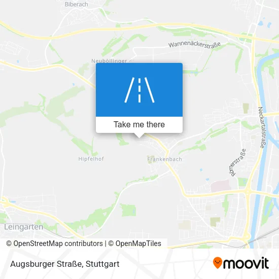 Карта Augsburger Straße