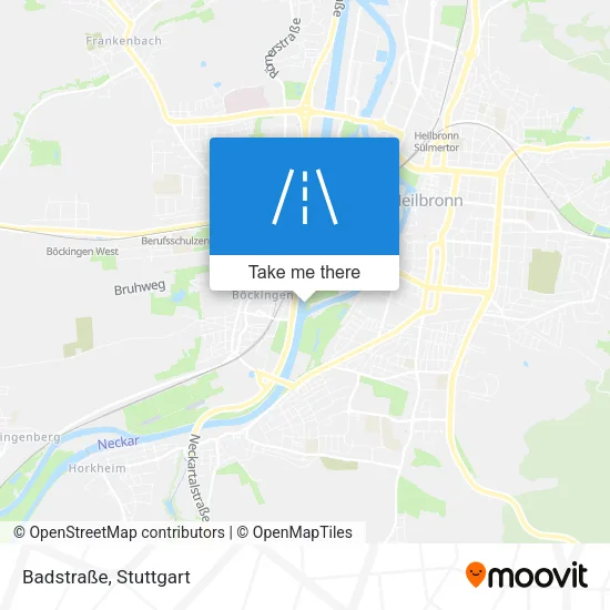 Карта Badstraße