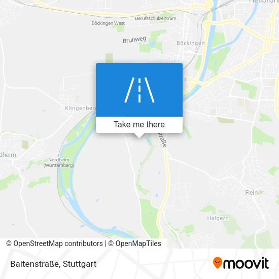 Карта Baltenstraße