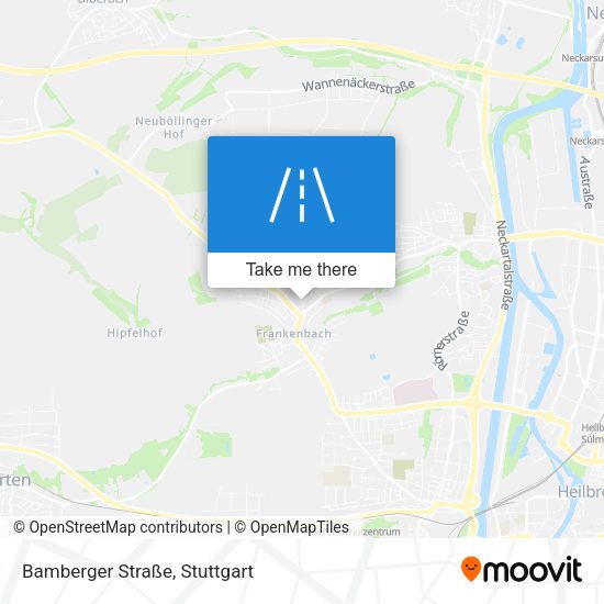 Bamberger Straße map