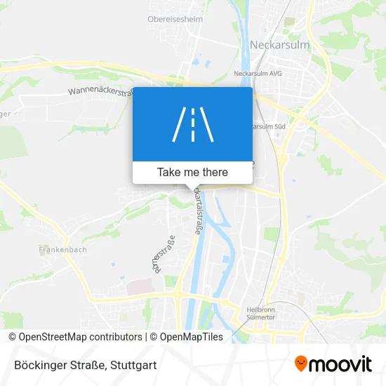 Карта Böckinger Straße