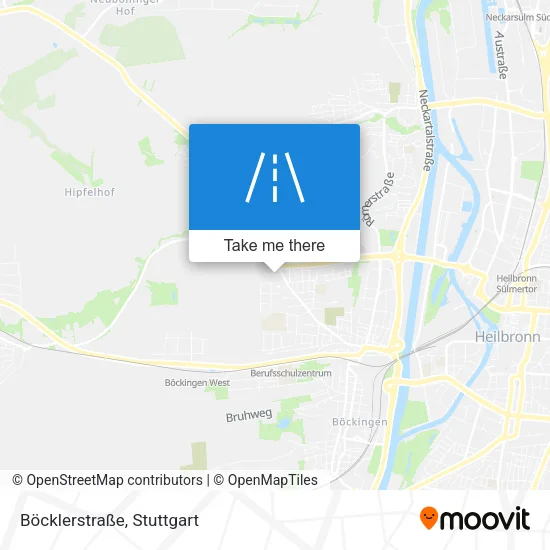 Карта Böcklerstraße