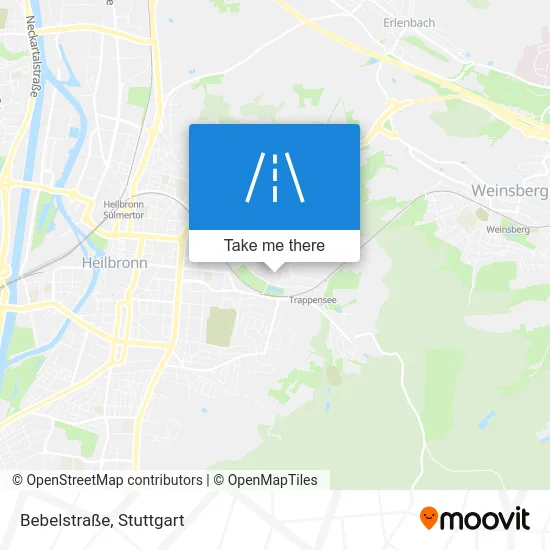 Карта Bebelstraße