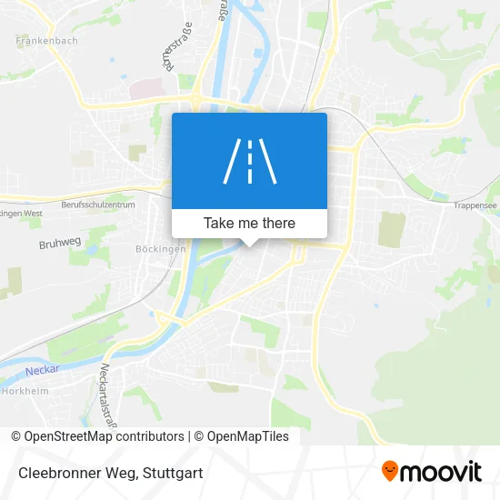 Карта Cleebronner Weg